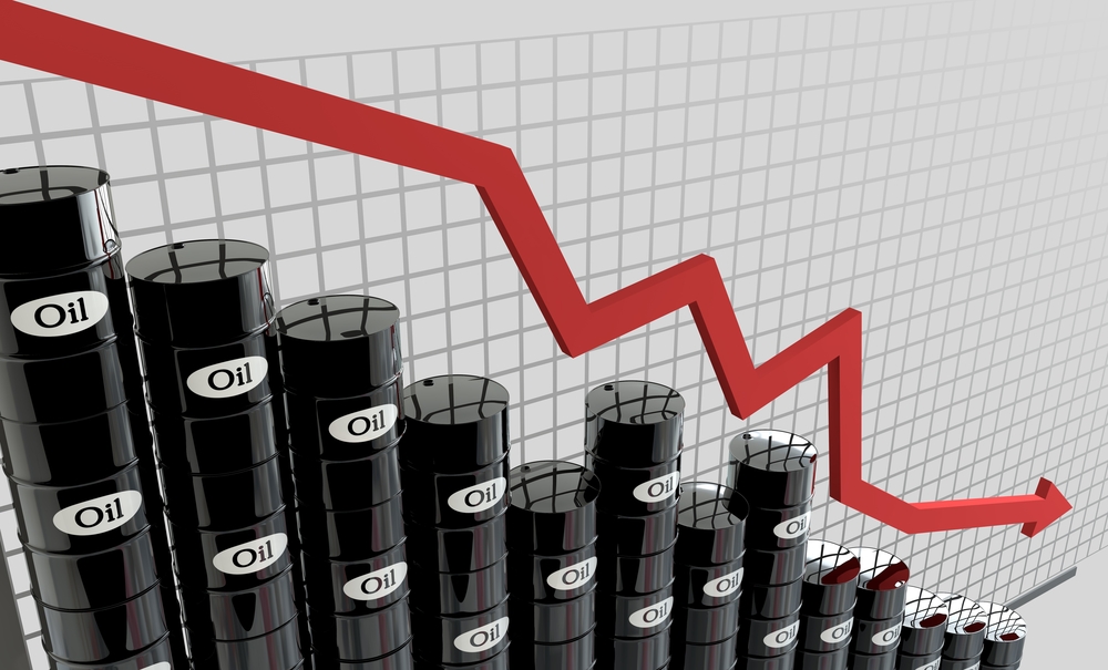 graph of crude oil price drop - specialty oil suppliers